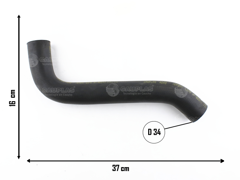 CAUPLAS MANGUERA RADIADOR SUPERIOR GM BLAZER S10 OEM:93283532 9336549 =YACO 2361