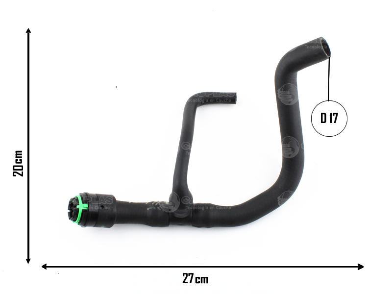 CAUPLAS MANGUERA REFRIGERACION CHEVROLET VECTRA II OEM:93331750 =YACO 2485