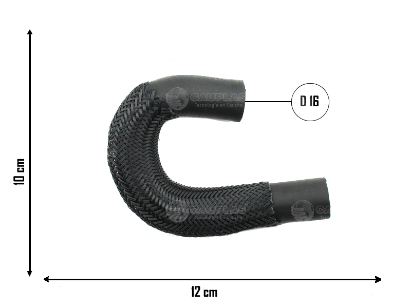 CAUPLAS MANGUERA CALEFACTOR ENTRADA CHEVROLET BLAZER S10 OEM:93284038 =YACO 3349