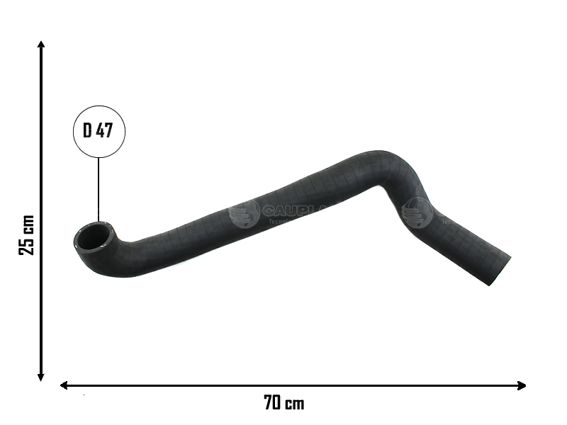 CAUPLAS MANGUERA INTERCOOLER ENTRADA GM S10 BLAZER  =YACO 2765