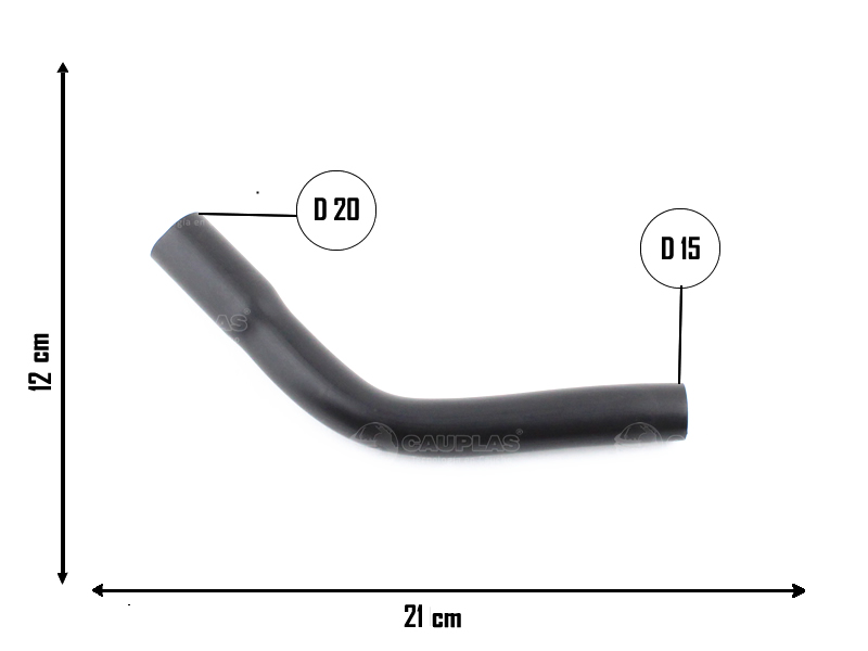 CAUPLAS MANGUERA RESPIRACION MOTOR CORSA I OEM:90325594 =YACO 2542