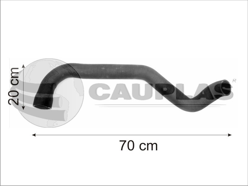 CAUPLAS MANGUERA INTERCOOLER SALIDA GM S10 BLAZER  =YACO 2764