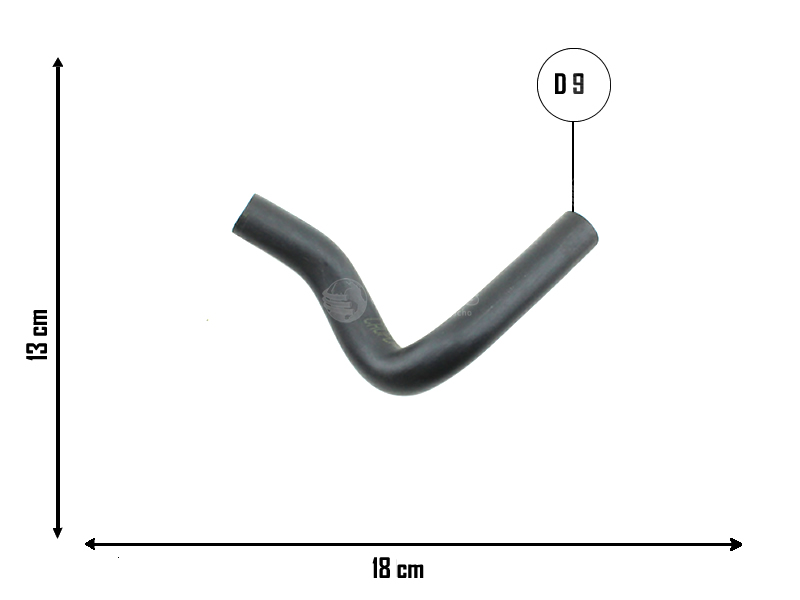 CAUPLAS MANGUERA RETORNO DE ACEITE BOMBA DE VACIO CORSA I VECTRA II OEM:94332584 =YACO 2543