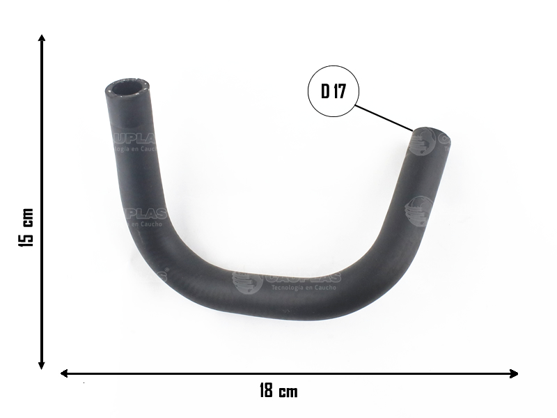 CAUPLAS MANGUERA CALEFACTOR ENTRADA GM S10 BLAZER =YACO 3574