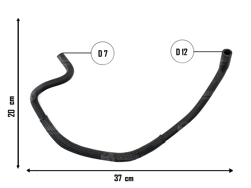 CAUPLAS MANGUERA VASO DE EXPAN. A RADIADOR  ASTRA II ZAFIRA OEM:1337600 24438357 =YACO 2298