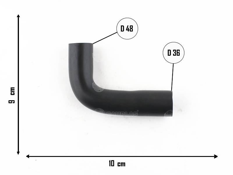 CAUPLAS MANGUERA DESCARGA DE GASES CHEVROLET ASTRA II ZAFIRA OEM:90573597