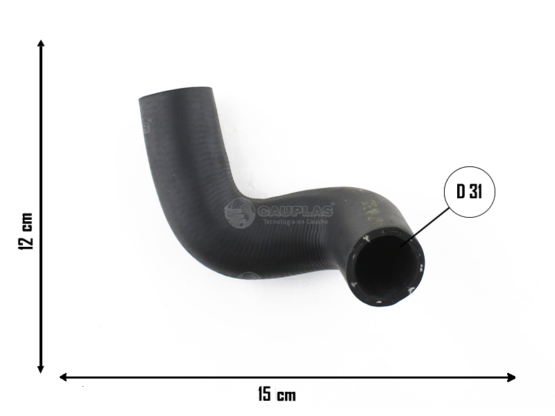 CAUPLAS MANGUERA RADIADOR SUPERIOR ASTRA II VECTRA II ZAFIRA OEM:93267024 =YACO 2299