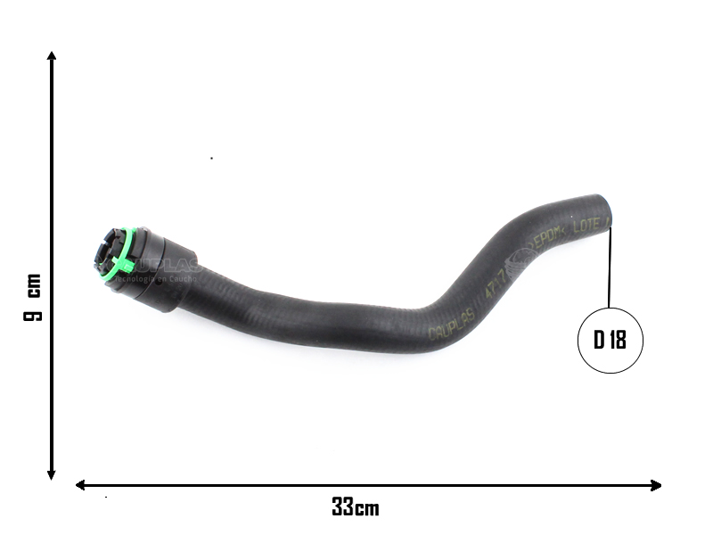 CAUPLAS MANGUERA CALEFACTOR SALIDA CHEVROLET ASTRA II ZAFIRA