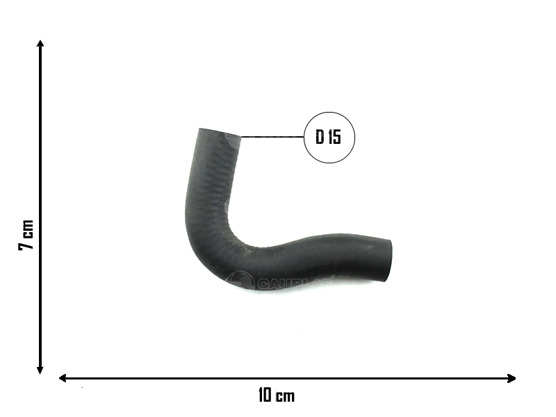 CAUPLAS MANGUERA DESCARGA DE GASES CHEVROLET ASTRA I/II KADETT VECTRA II/III ZAFIRA