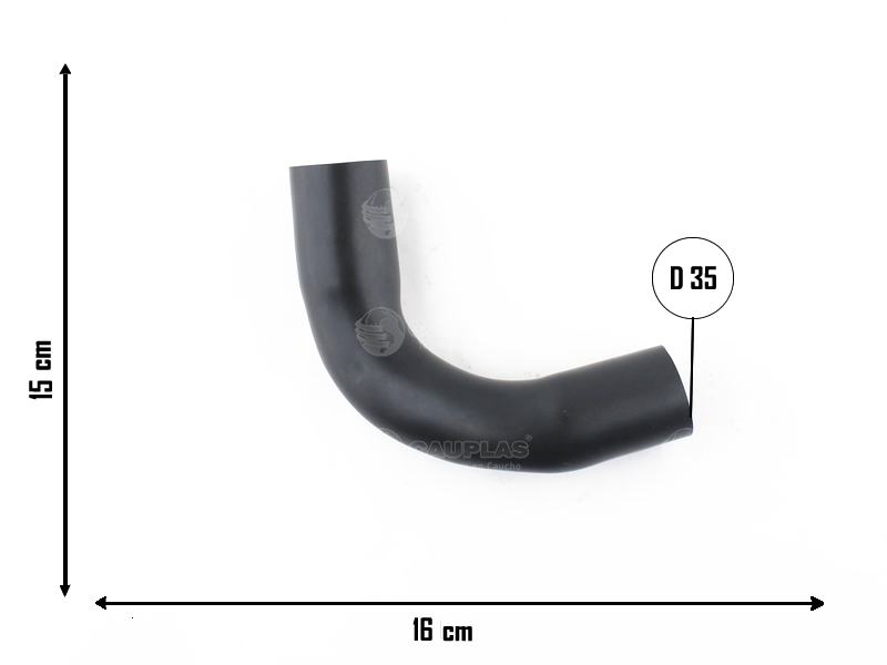 CAUPLAS MANGUERA CIRCULACION DE AIRE CHEVROLET CORSA I OEM:90529829