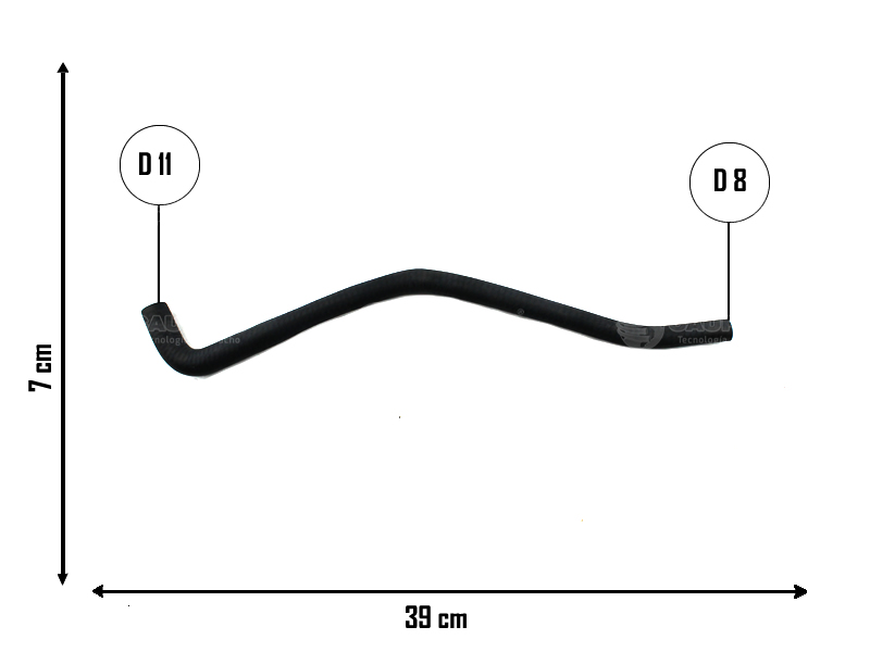 CAUPLAS MANGUERA VASO DE EXPAN INF A RAD CORSA II AGILE =YACO 4265