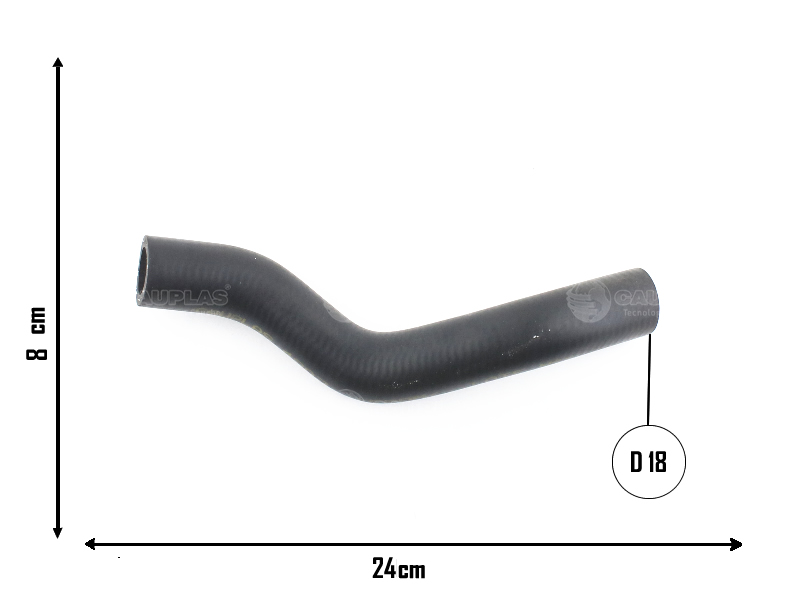 CAUPLAS MANGUERA TUBO RIGIDO A DEPOSITO CORSA II MERIVA MONTANA I  OEM:93383566  9128763 =YACO 3200