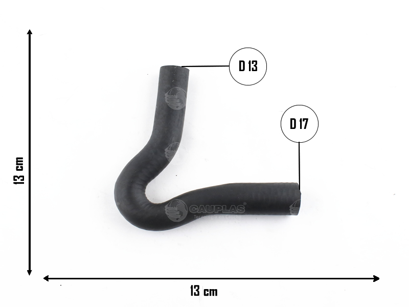 CAUPLAS MANGUERA CALEFACTOR ENTRADA CORSA I OEM:90530400 =YACO 2761