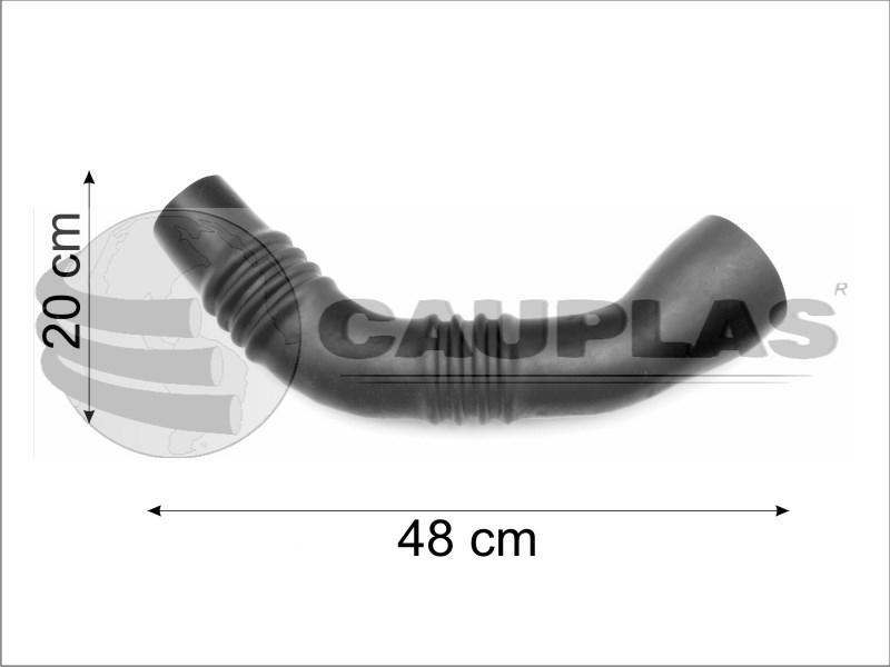 CAUPLAS MANGUERA TOMA DE AIRE GM SILVERADO OEM:93242994 =YACO 4167/4187