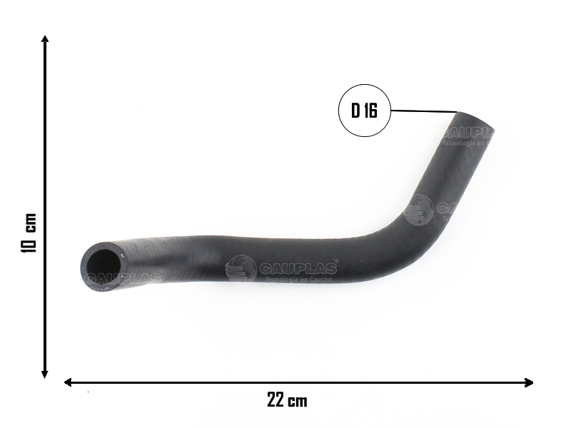 CAUPLAS MANGUERA CALEFACTOR ENTRADA CORSA I OEM:93310725 =YACO 3560