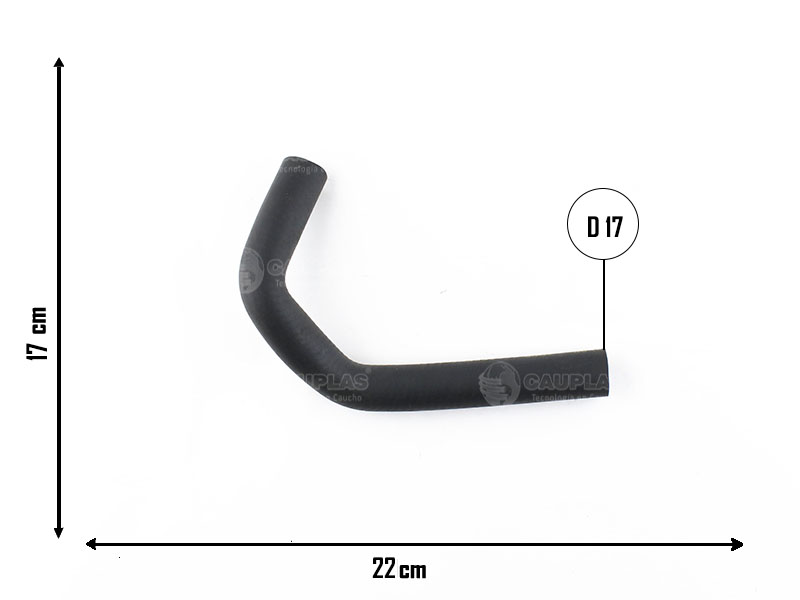 CAUPLAS MANGUERA TUBO RIGIDO A TERMOSTATO VECTRA II OEM:93258110 =YACO 2481