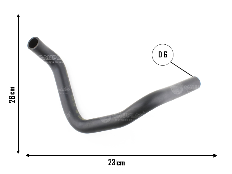 CAUPLAS MANGUERA VENTILACION MOTOR CORSA I TIGRA OEM:90528192 =YACO 3216