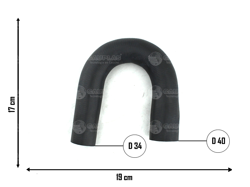 CAUPLAS MANGUERA CIRCULACION DE AIRE CHEVROLET CORSA II