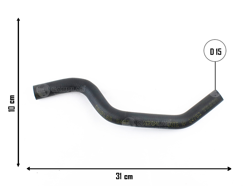 CAUPLAS MANGUERA CALEFACCION ENTRADA CHEVROLET SPARK