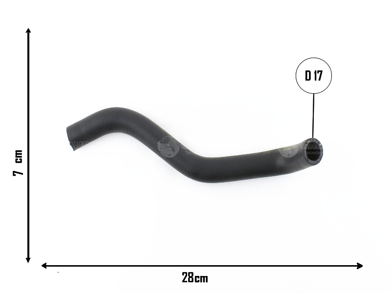 CAUPLAS MANGUERA VASO DE EXPANSION CHEVROLET AVEO OEM:96461942 =YACO 3980