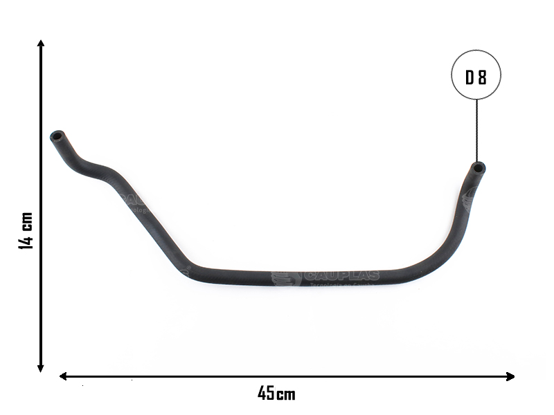 CAUPLAS MANGUERA REFRIGERACION CHEVROLET AVEO OEM:96377786  95215838 =YACO 3962