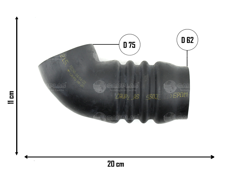 CAUPLAS MANGUERA CIRCULACION DE AIRE CHEVROLET BLAZER S10 OEM:93293282