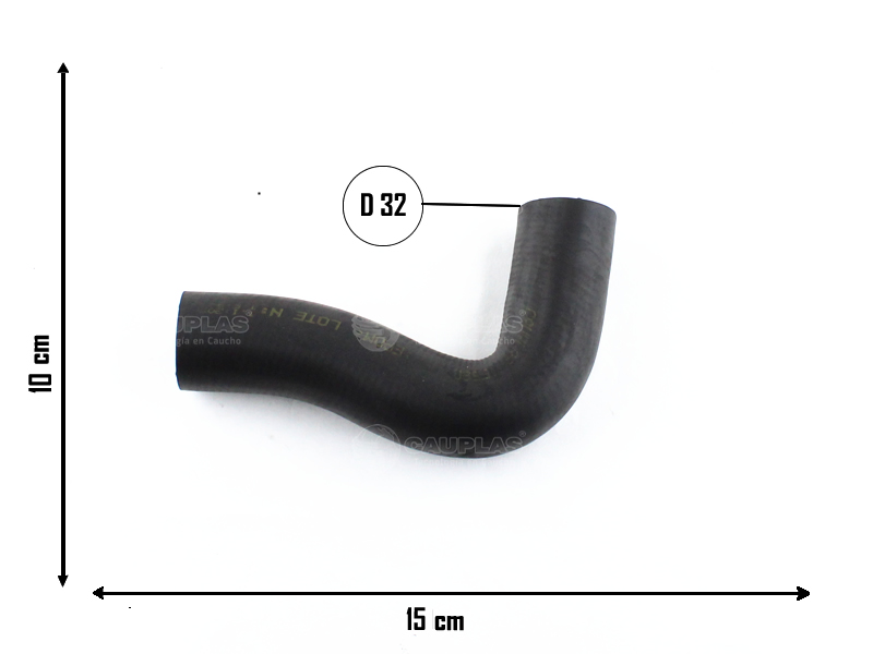 CAUPLAS MANGUERA RADIADOR SUPERIOR CHEVROLET AVEO OEM:96536532 =YACO 4057