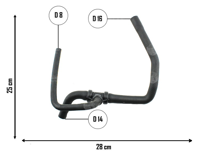 CAUPLAS MANGUERA CALEFACCION ENTRADA SUZUKI FUN