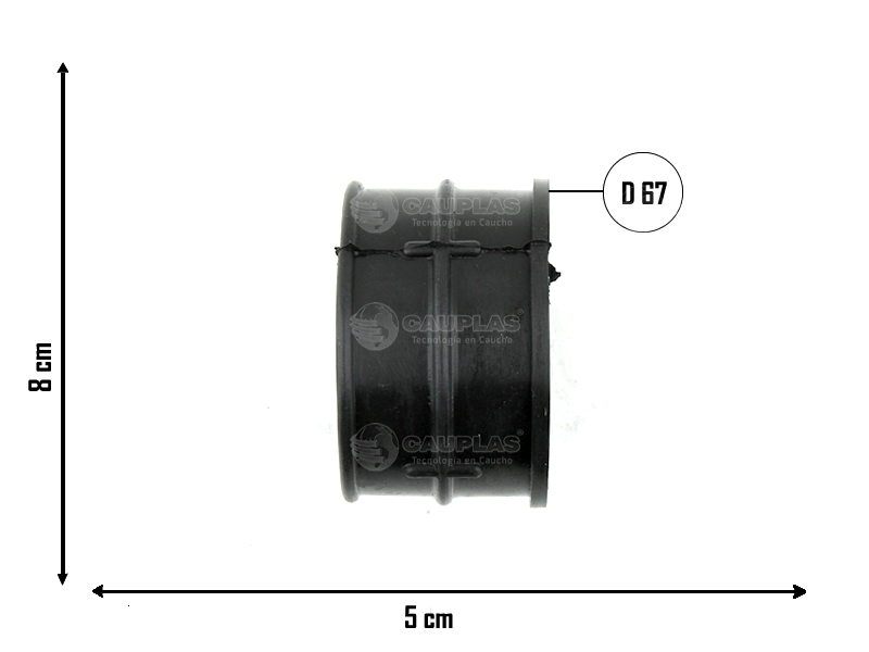 CAUPLAS MANGUERA CIRCULACION DE AIRE CORSA I  =YACO 3547