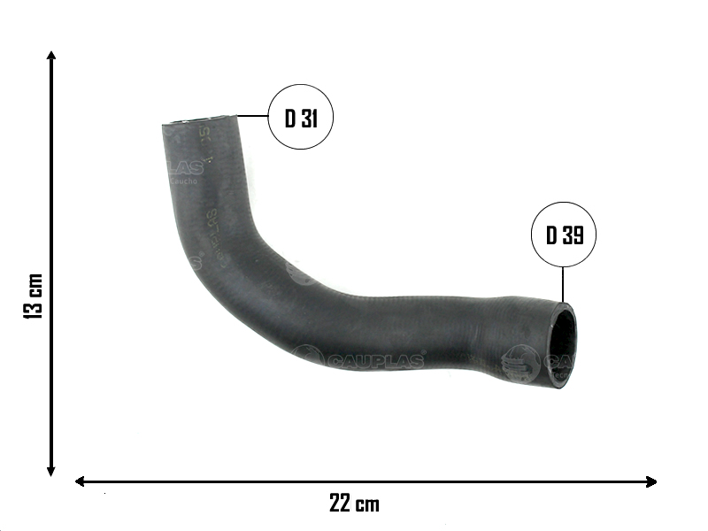 CAUPLAS MANGUERA RADIADOR SUPERIOR SUZUKI FUN OEM: 93319451