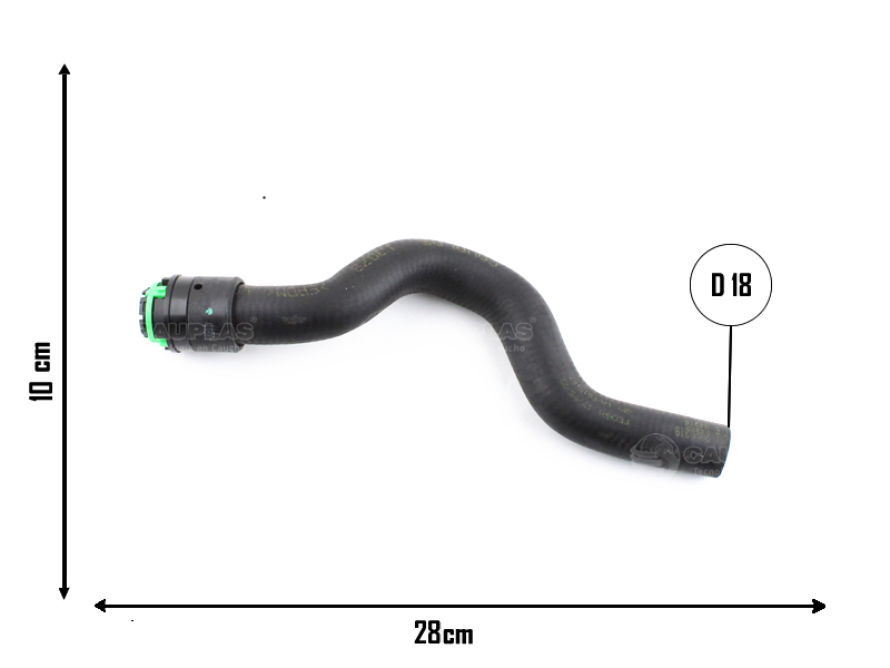 CAUPLAS MANGUERA CALEFACCION SALIDA CHEVROLET ASTRA II VECTRA III =YACO 3990