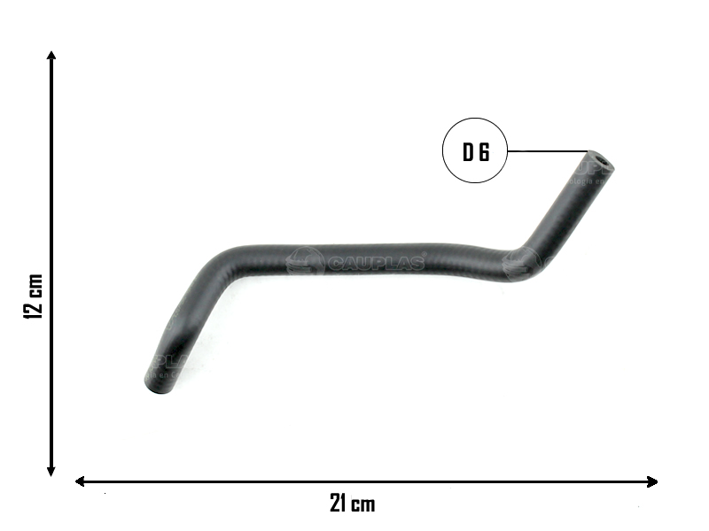 CAUPLAS MANGUERA DESCARGA DE GASES CHEVROLET ASTRA II VECTRA III OEM:93275076 =YACO 4378