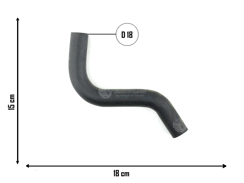 CAUPLAS MANGUERA VASO DE EXPANSION CHEVROLET CORSA II 