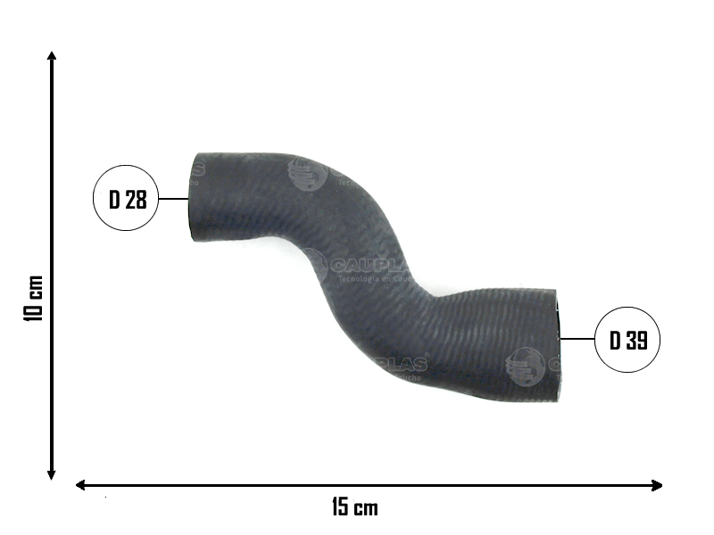 CAUPLAS MANGUERA BOMBA DE AGUA CHEVROLET CORSA II MERIVA