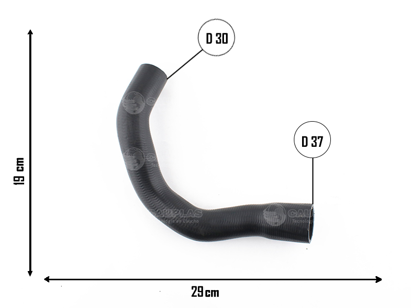 CAUPLAS MANGUERA VASO DE EXPANSION CHEVROLET CELTA OEM:93376133 =YACO 4347