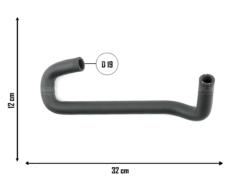 CAUPLAS MANGUERA VASO DE EXPANSION CHEVROLET SPIN OEM:52034234 =YACO 4233