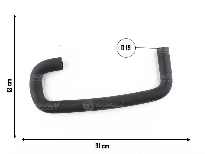 CAUPLAS MANGUERA VASO DE EXPANSION CHEVROLET ONIX PRISMA OEM:94730872 =YACO 4238