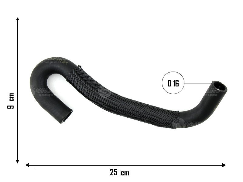 CAUPLAS MANGUERA CALEFACCION CHEVROLET CORSA I = YACO 3904