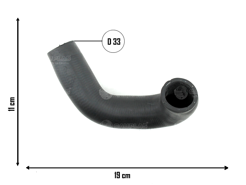 CAUPLAS MANGUERA RADIADOR SUPERIOR CHEVROLET ASTRA II ZAFIRA OEM:93335698