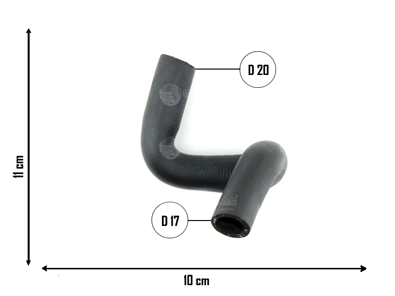 CAUPLAS MANGUERA REFRIGERACION CHEVROLET CORSA I OEM:94704691 =YACO 3917