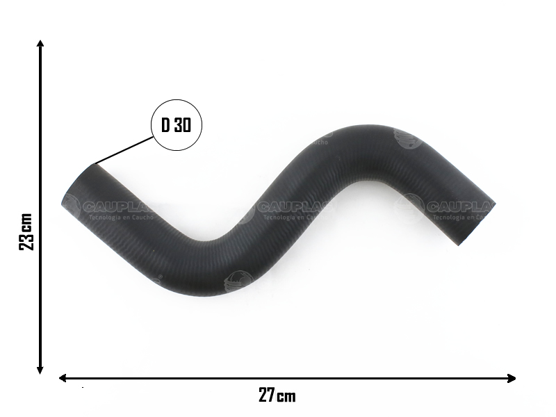 CAUPLAS MANGUERA RADIADOR SUPERIOR CHEVROLET SONIC OEM:96870499/98  96958192/148 =YACO 4214