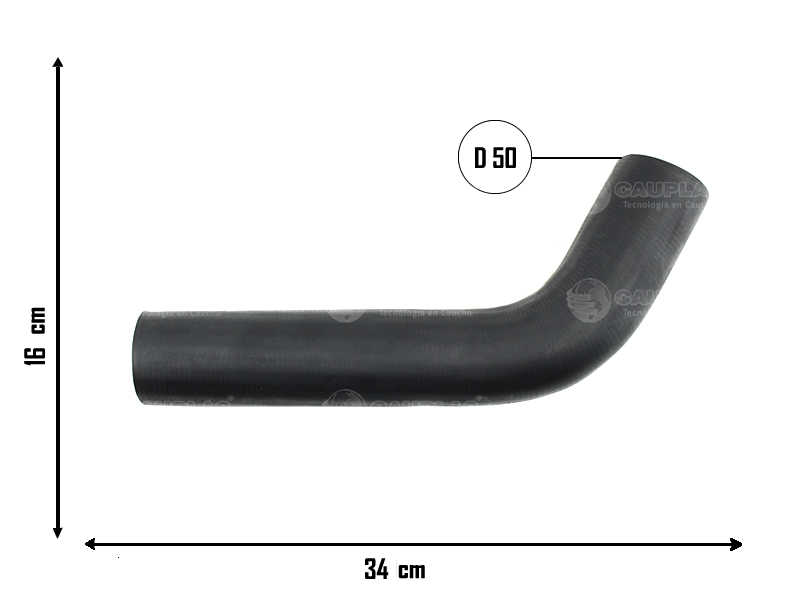 CAUPLAS MANGUERA CIRCULACION DE AIRE S10 OEM:52027683 5207304
