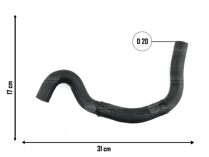 CAUPLAS MANGUERA CALEFACCION CHEVROLET SPIN