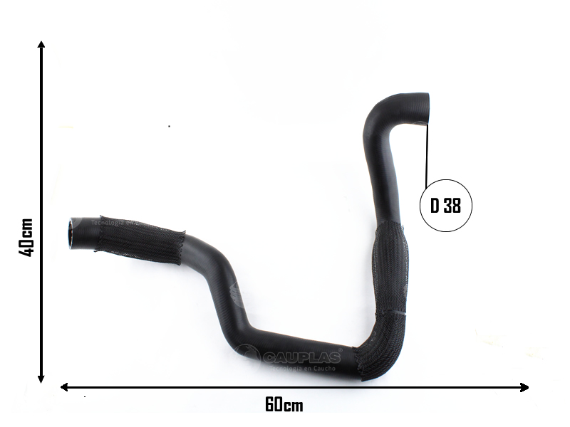 CAUPLAS MANGUERA RADIADOR SUPERIOR GM S10