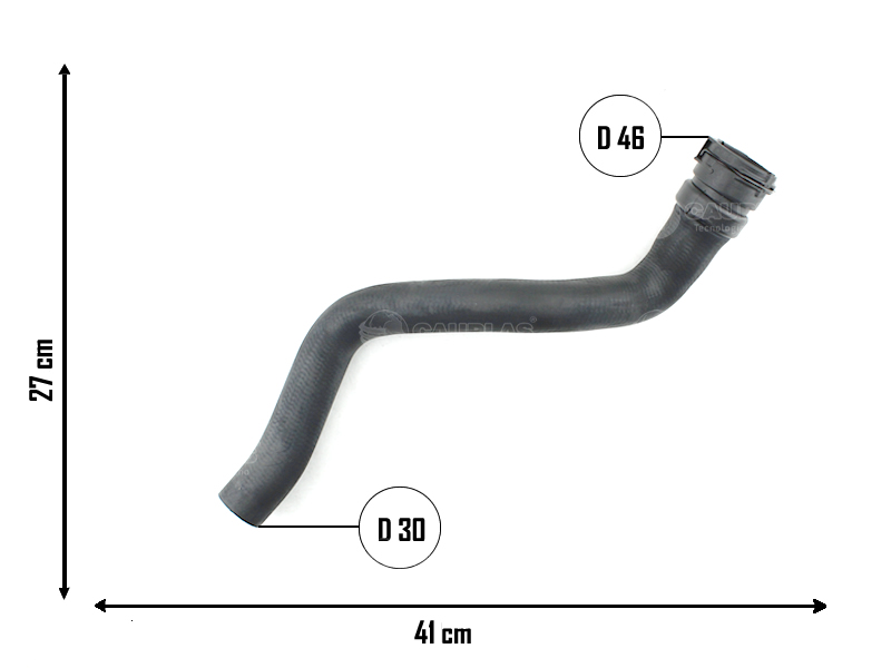 CAUPLAS MANGUERA RADIADOR SUPERIOR CHEVROLET CRUZE OEM:39063438  13373146