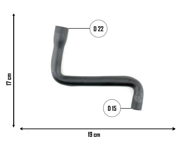 CAUPLAS MANGUERA RESPIRADERO A TOMA DE AIRE CORSA I