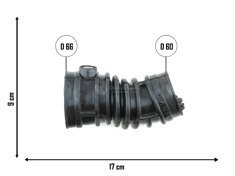 CAUPLAS MANGUERA TOMA DE AIRE CHEVROLET CORSA I SUZUKI FUN OEM: 93396087
