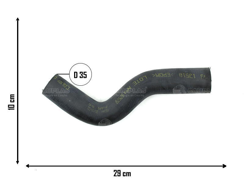 CAUPLAS MANGUERA RADIADOR SUPERIOR CHEVROLET AVEO