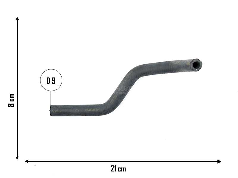 CAUPLAS MANGUERA DESCARGA DE GASES CHEVROLET AVEO OEM:96437829