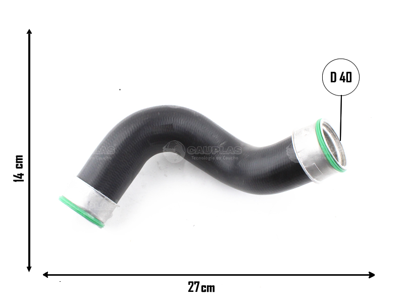 CAUPLAS MANGUERA TURBO VW BORA 1.8 T INFERIOR OEM: 1J0145822H
